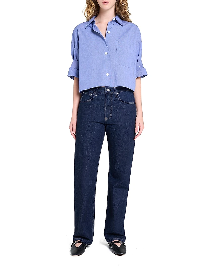 Next Ex Cotton Crop Shirt