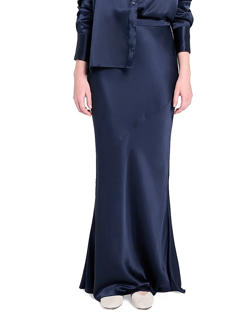 My Endless Love Satin Maxi Skirt
