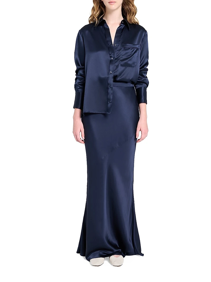 My Endless Love Satin Maxi Skirt