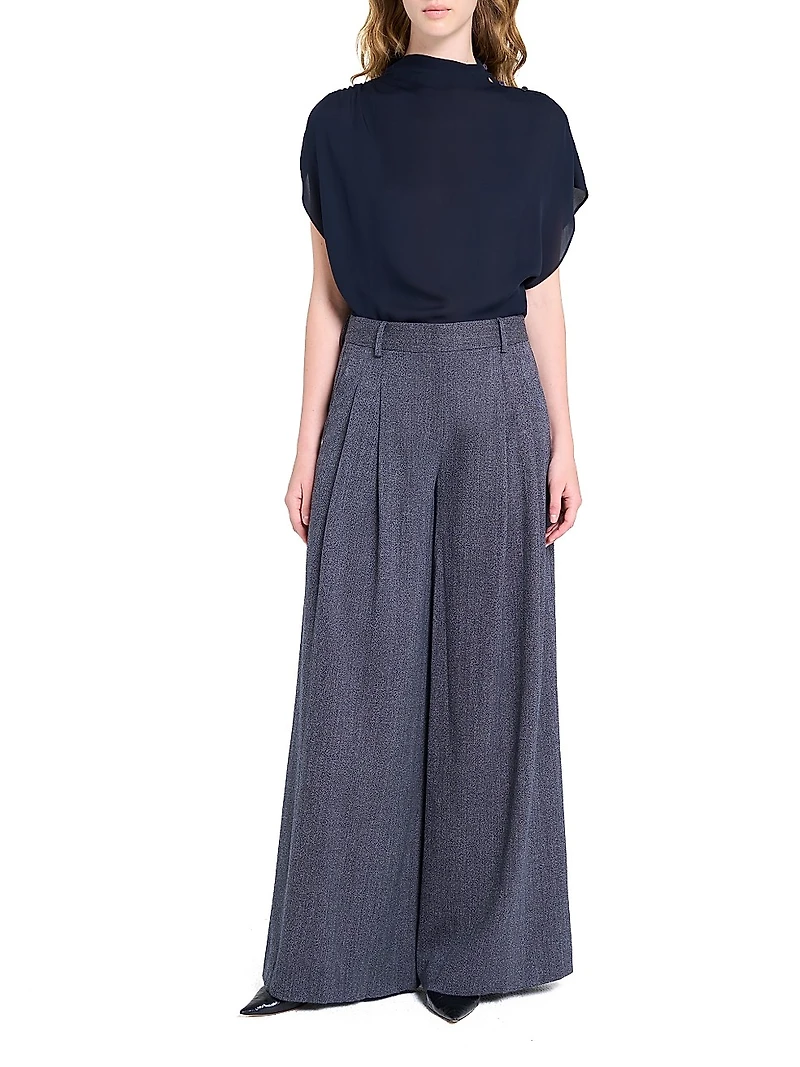 Next Didi Stretch-Wool High-Rise Pants
