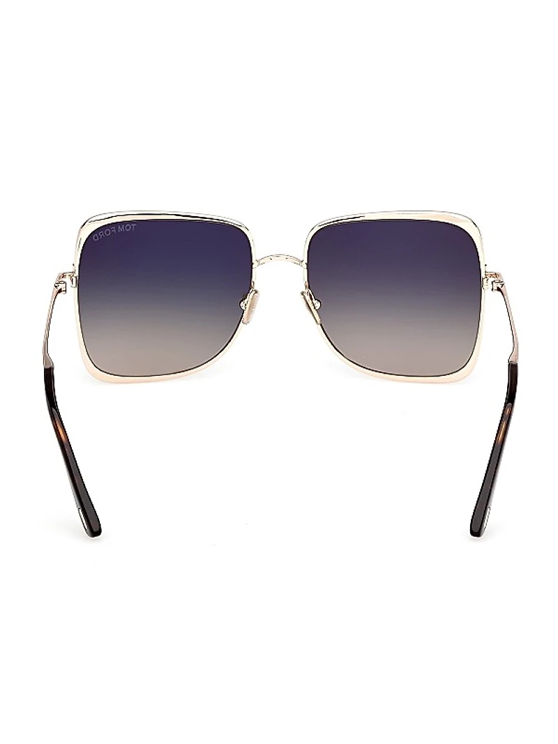 Chloe 57MM Square Sunglasses