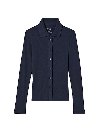 Nala Knit Button-Down