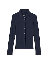 Nala Knit Button-Down