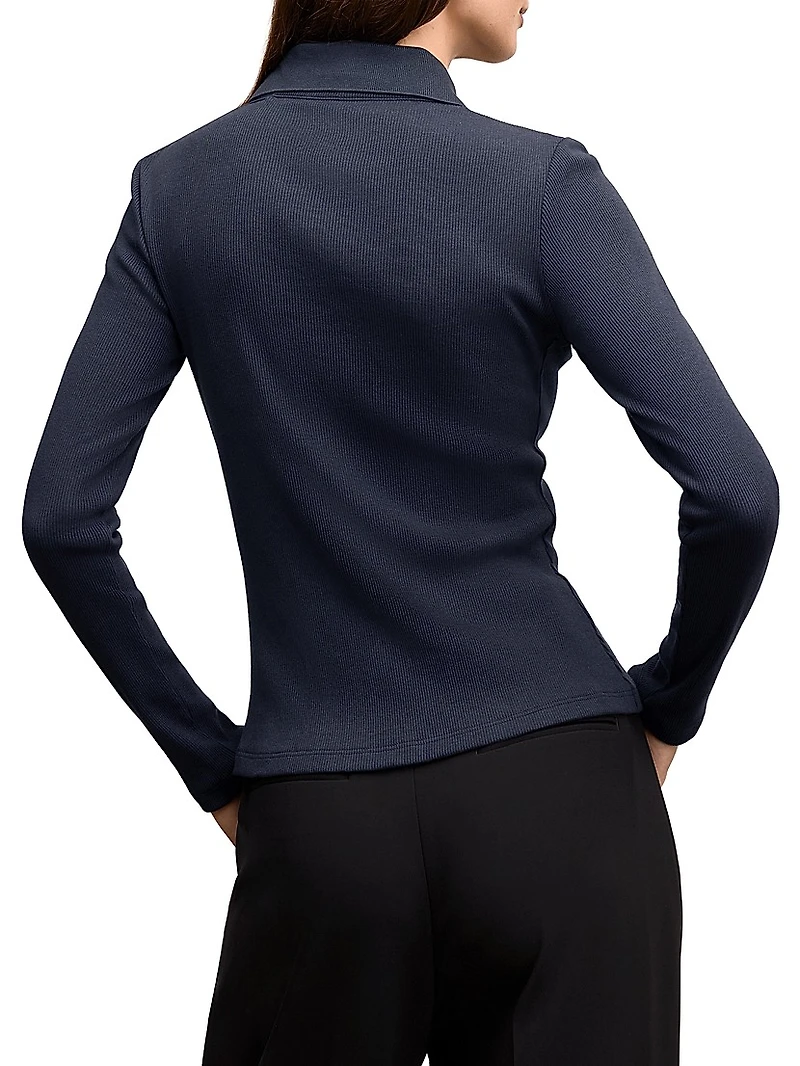 Nala Knit Button-Down