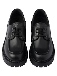Laced Leather Loafers