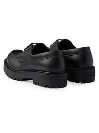 Laced Leather Loafers