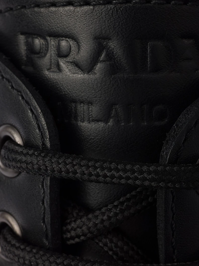 Laced Leather Loafers