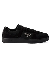 Downtown Re-Nylon and Suede Sneakers