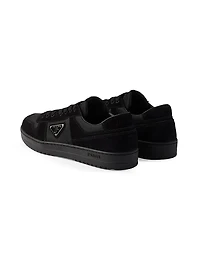 Downtown Re-Nylon and Suede Sneakers