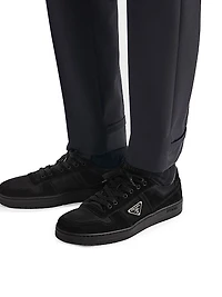 Downtown Re-Nylon and Suede Sneakers