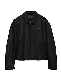 Wool and Cashmere Blouson Jacket