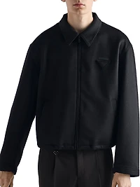 Wool and Cashmere Blouson Jacket