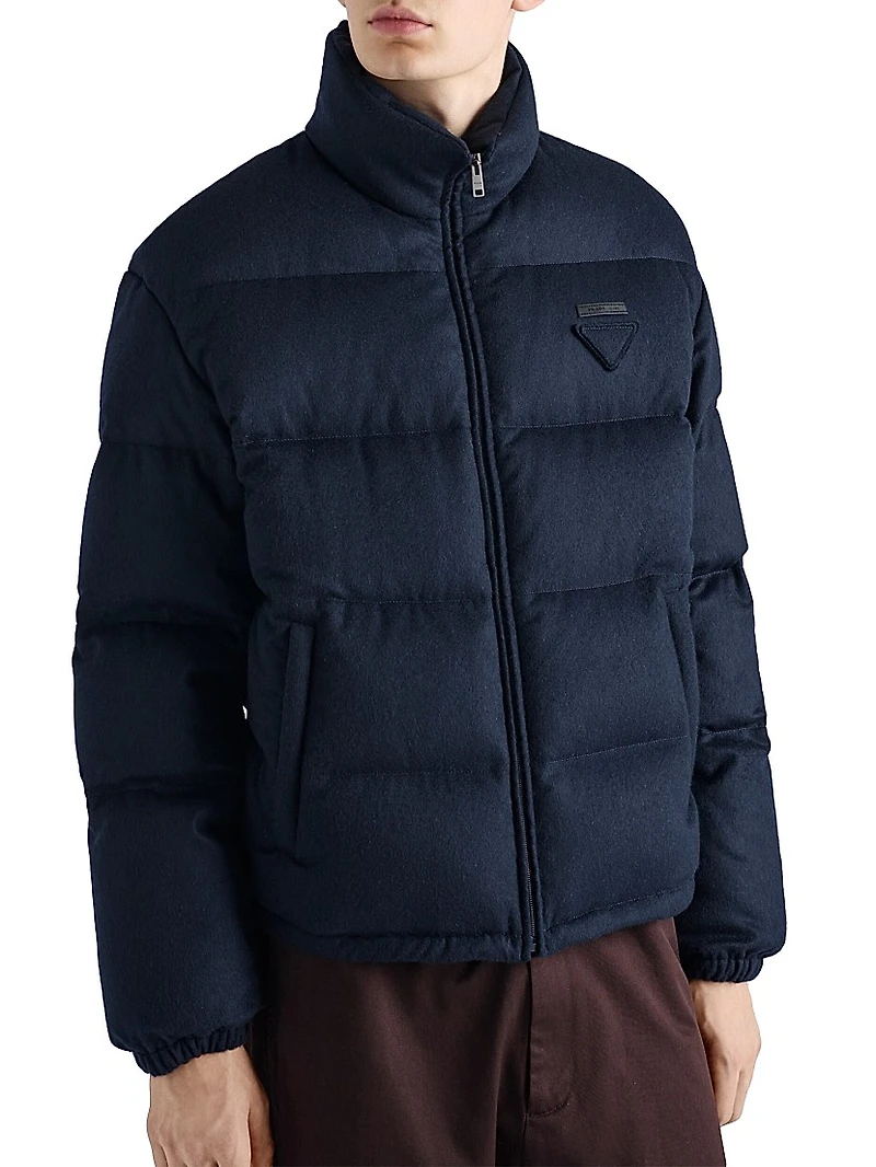 Medium-Weight Cashmere Down Jacket