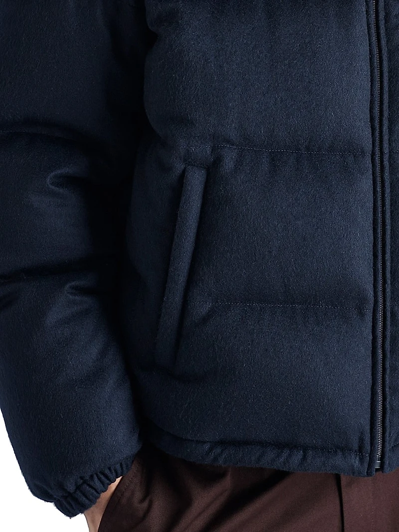 Medium-Weight Cashmere Down Jacket