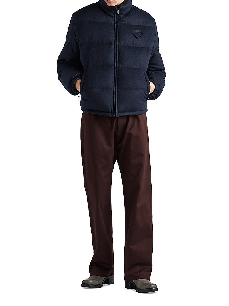 Medium-Weight Cashmere Down Jacket