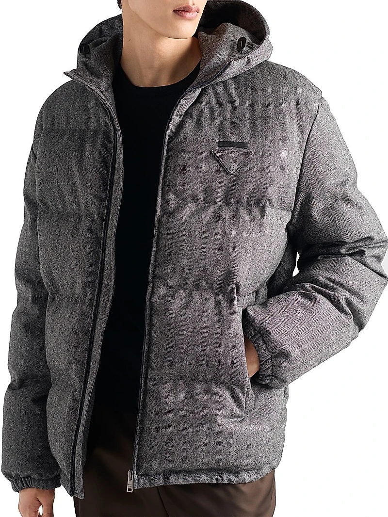 Medium-Weight Wool Down Jacket