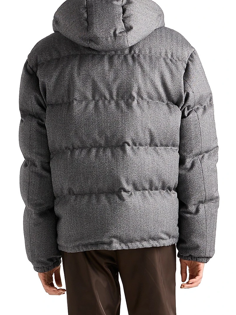 Medium-Weight Wool Down Jacket