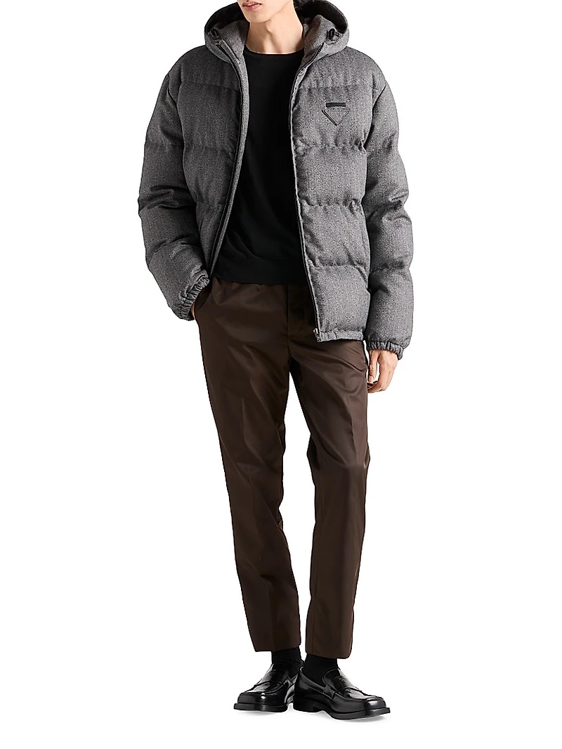 Medium-Weight Wool Down Jacket