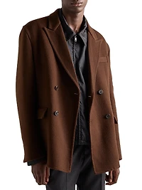 Double-Breasted Cashmere Jacket