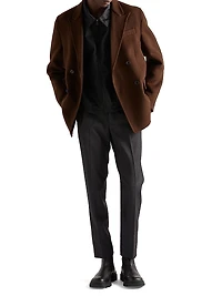 Double-Breasted Cashmere Jacket