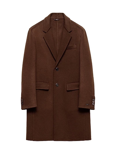 Single-Breasted Cashmere Coat