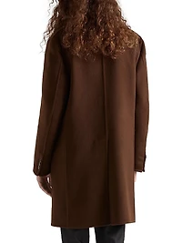 Single-Breasted Cashmere Coat