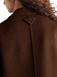 Single-Breasted Cashmere Coat
