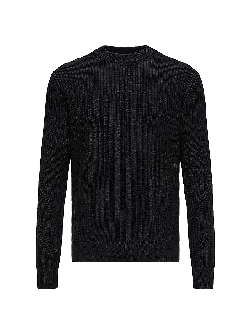 Crew-Neck Sweater Wool