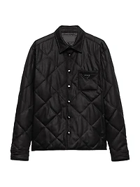 Padded Cashmere Shirt