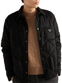 Padded Cashmere Shirt