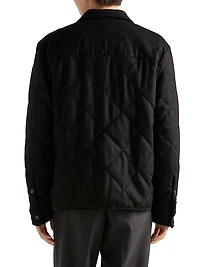 Padded Cashmere Shirt