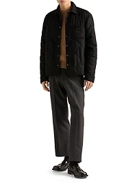Padded Cashmere Shirt