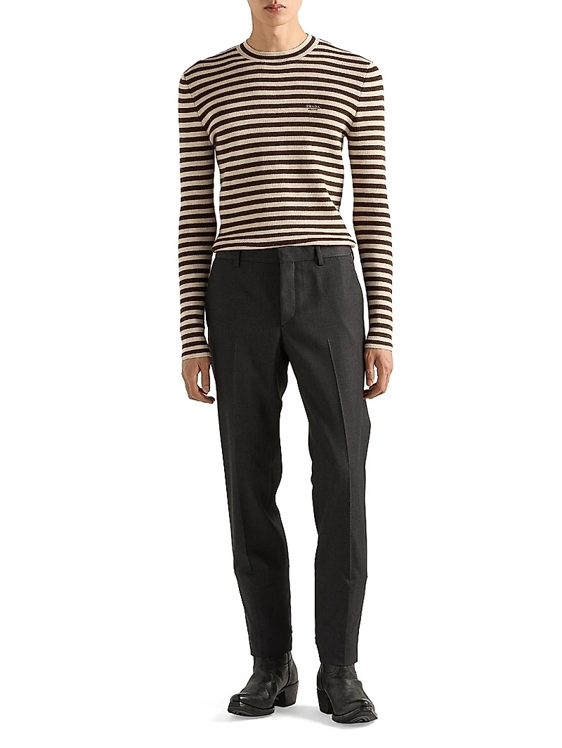 Superfine Wool Crewneck Sweater