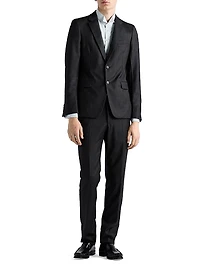 Single-Breasted Wool and Cashmere Suit