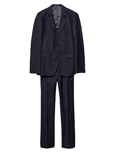 Single-Breasted Cashmere and Wool Suit