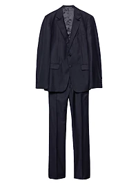 Single-Breasted Cashmere and Wool Suit