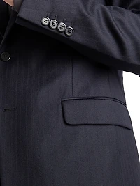 Single-Breasted Cashmere and Wool Suit