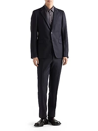 Single-Breasted Cashmere and Wool Suit