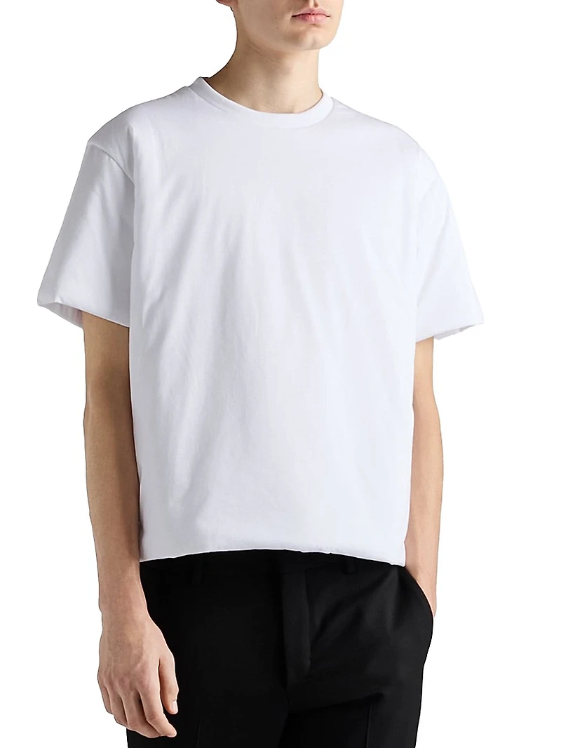 Padded Cotton T-Shirt