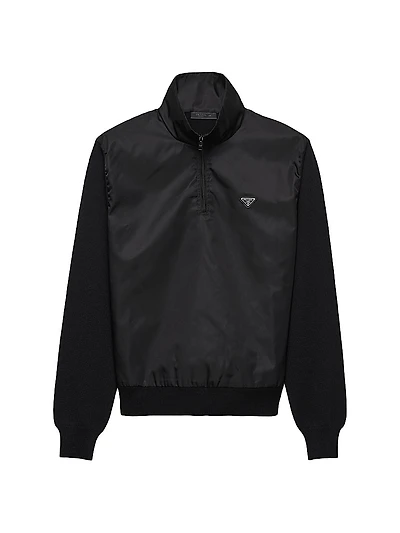 Superfine Wool Half-Zipper Sweater