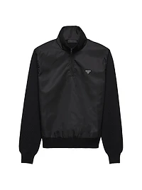 Superfine Wool Half-Zipper Sweater