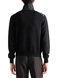 Superfine Wool Half-Zipper Sweater