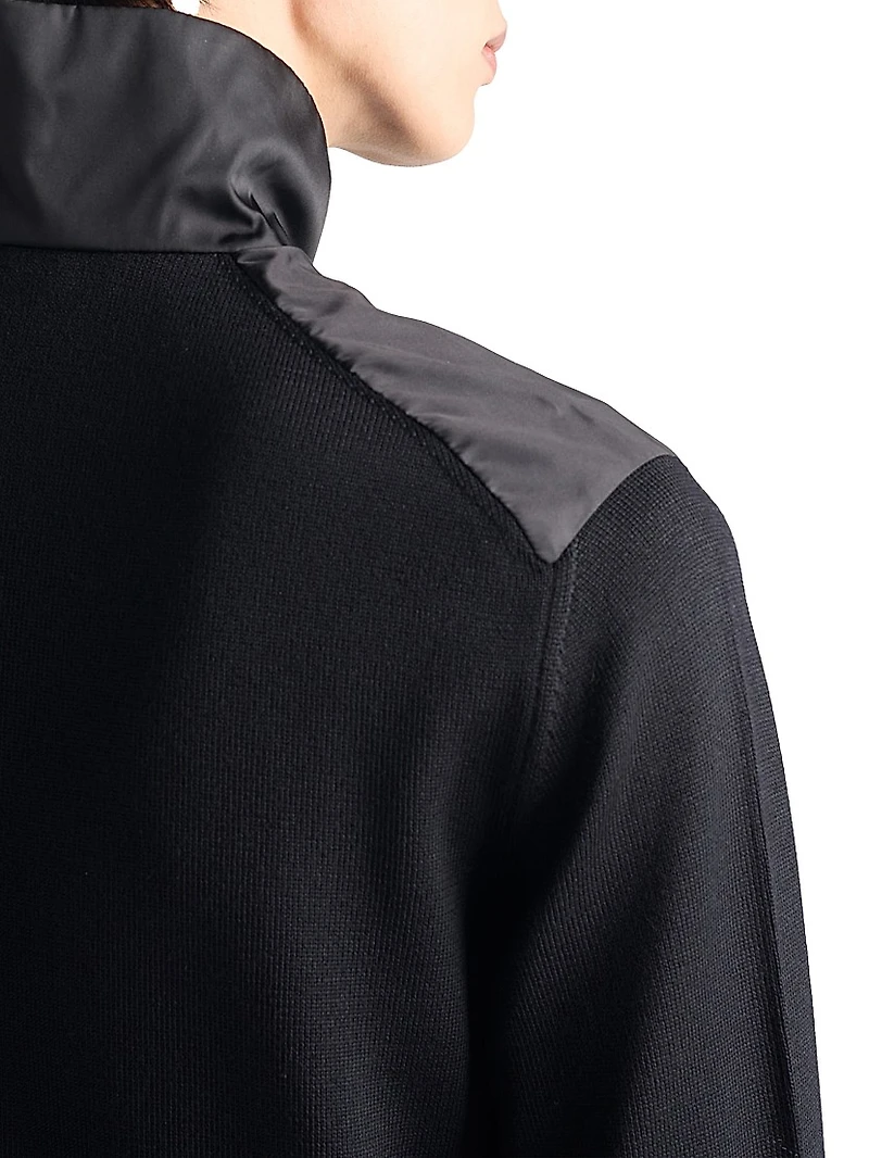 Superfine Wool Half-Zipper Sweater