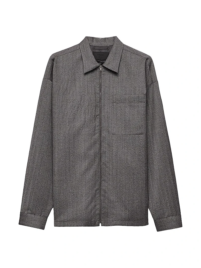Wool Zipper Shirt