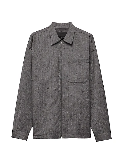 Wool Zipper Shirt