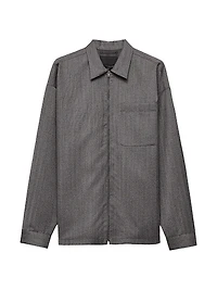 Wool Zipper Shirt