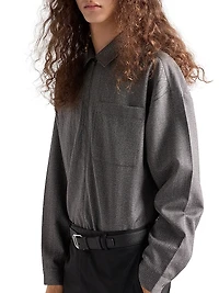Wool Zipper Shirt