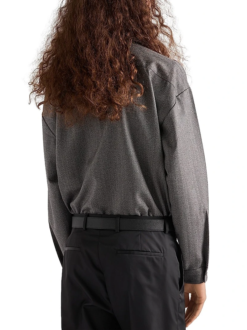 Wool Zipper Shirt