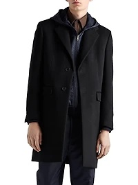 Technical Cotton and Re-Nylon Hoodie