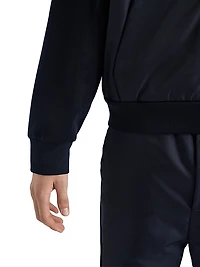 Technical Cotton and Re-Nylon Hoodie